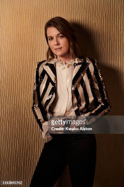 Brandi Carlile is photographed for The Hollywood Reporter on February 9, 2019 at the Clive Davis' Grammy Party at the Beverly Hilton in Beverly...