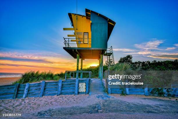 lakes entrance sunset - lakes entrance victoria stock pictures, royalty-free photos & images