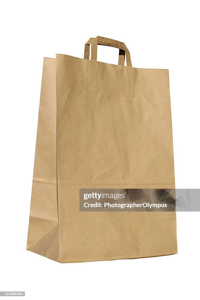 Isolado bolsa de compras