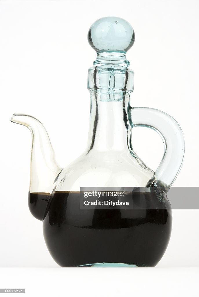 Balsamic Vinegar In Glass Pourer