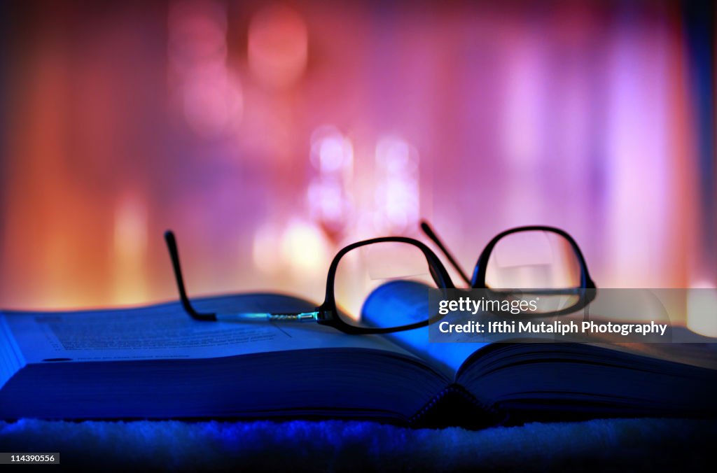 Spectacles On Book High-Res Stock Photo - Getty Images