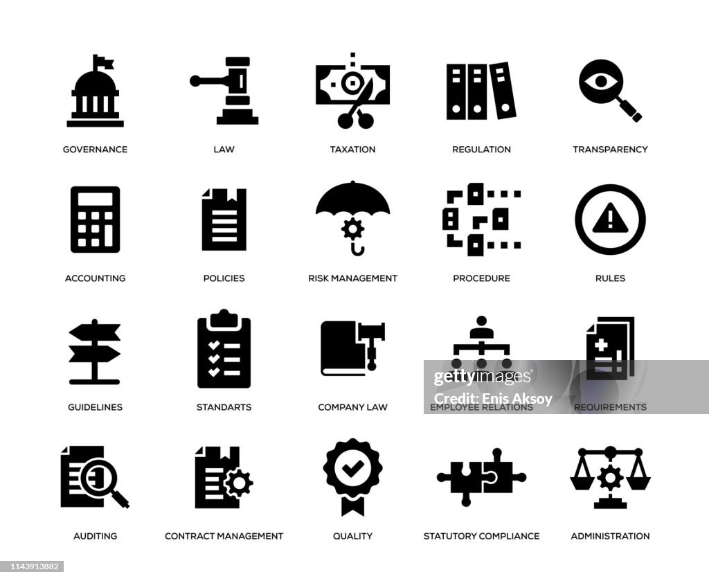 Compliance Icon Set