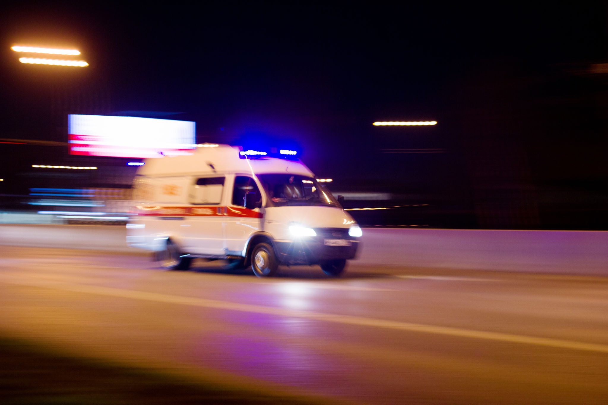 ambulance on road