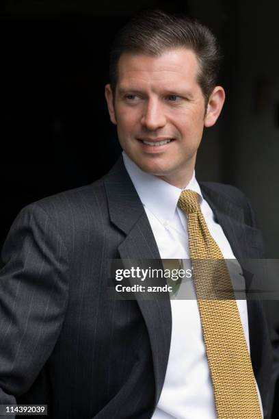 handsome executive - black blazer stock pictures, royalty-free photos & images