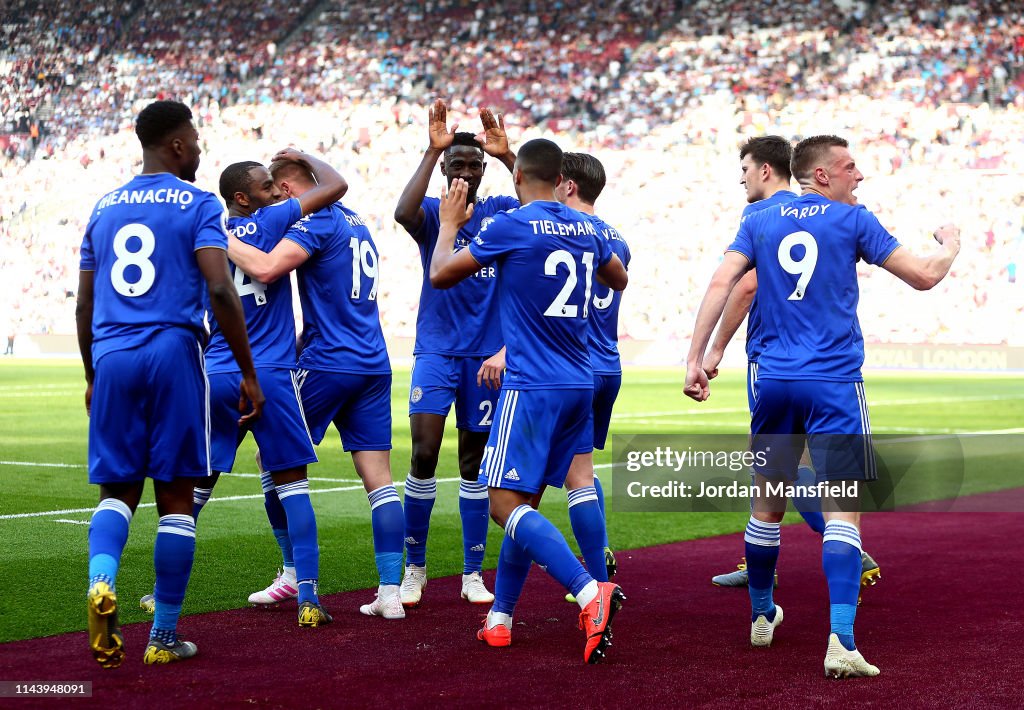 West Ham United v Leicester City - Premier League