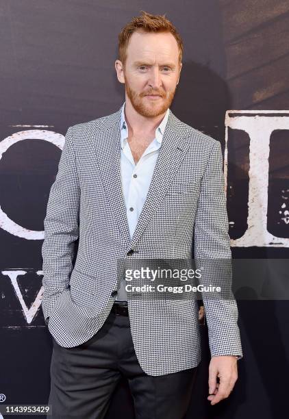Tony Curran arrives at the LA Premiere Of HBO's "Deadwood" at The Cinerama Dome on May 14, 2019 in Los Angeles, California.