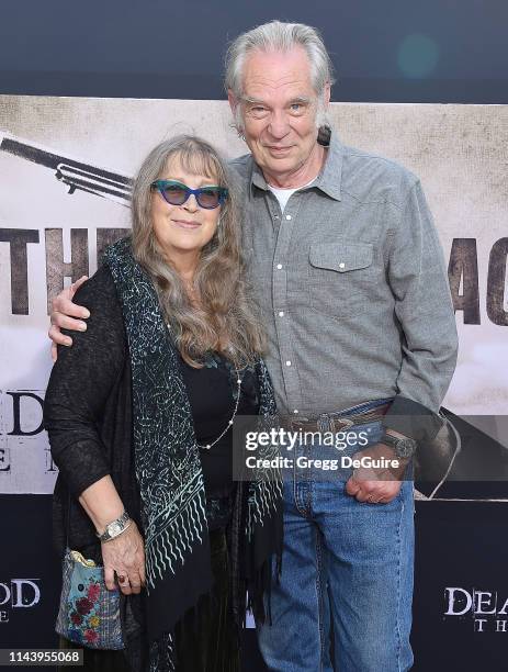 Leon Rippy and Carol Rippy arrive at the LA Premiere Of HBO's "Deadwood" at The Cinerama Dome on May 14, 2019 in Los Angeles, California.