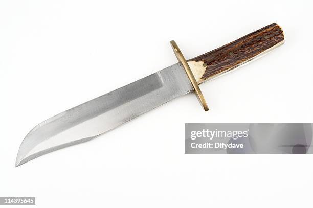 bowie art messer - bowie knife stock-fotos und bilder