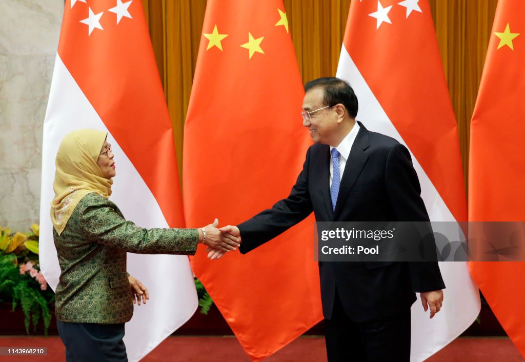 Singapore President Halimah Yacob Visits China