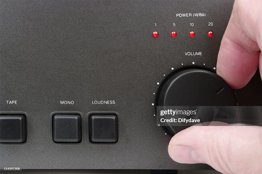 Hand anpassen Lautstärkeregelung
