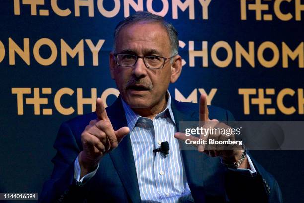 Mehmood Khan, chief executive officer of Life Biosciences Inc., speaks during the Techonomy conference in New York, U.S., on Wednesday, May 15, 2019....