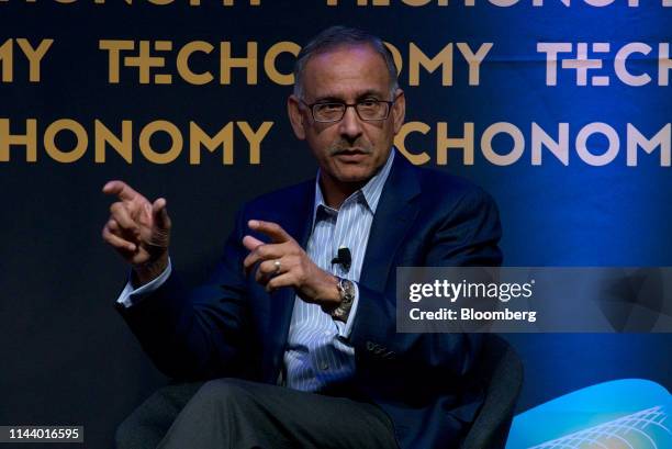 Mehmood Khan, chief executive officer of Life Biosciences Inc., speaks during the Techonomy conference in New York, U.S., on Wednesday, May 15, 2019....