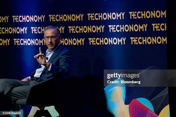 Mehmood Khan, chief executive officer of Life Biosciences Inc., speaks during the Techonomy conference in New York, U.S., on Wednesday, May 15, 2019....