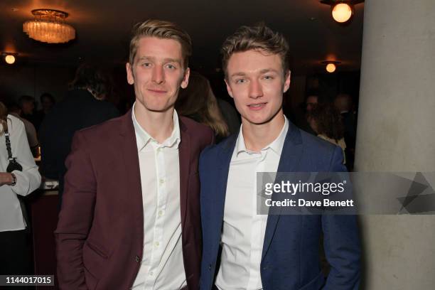 Ian Toner and Harrison Osterfield attend the London Premiere after party for new Channel 4 show "Catch-22", based on Joseph Heller's novel of the...