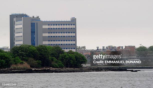 View of buildings at the Rikers Island penitentiary complex where IMF head Dominique Strauss-Kahn is being held in New York on May 17, 2011. The...