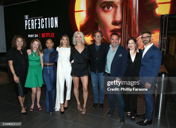 Producer Stacey Reiss, actors Molly Grace, Logan Browning, Allison Williams, Alaina Huffman and Steven Weber, producer/director/co-writer Richard...