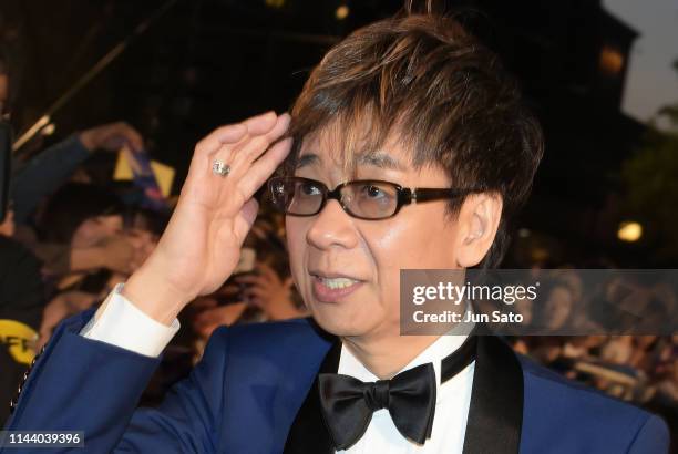 Voice actor Koichi Yamadera attends the Japan premiere of 'Aladdin' on May 16, 2019 in Tokyo, Japan.