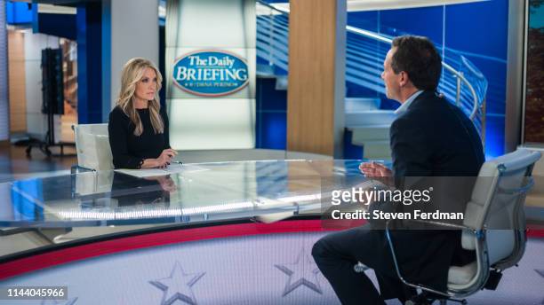 Governor of Montana and democratic presidential candidate Steve Bullock visits "The Daily Briefing" with Dana Perino at Fox News Channel Studios on...