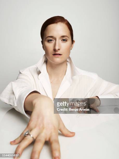 Actor Grace Gummer is photographed for Number One magazine on March 21, 2019 in Los Angeles, California.