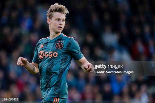 Frenkie de Jong of Ajax during the Dutch Eredivisie match between De Graafschap v Ajax at the De Vijverberg on May 15, 2019 in Doetinchem Netherlands