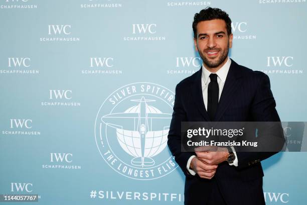 Elyas M'Barek attends the IWC Schaffhausen Pilots Watches Launch Event Boutique in Munich on May 16, 2019 in Munich, Germany.