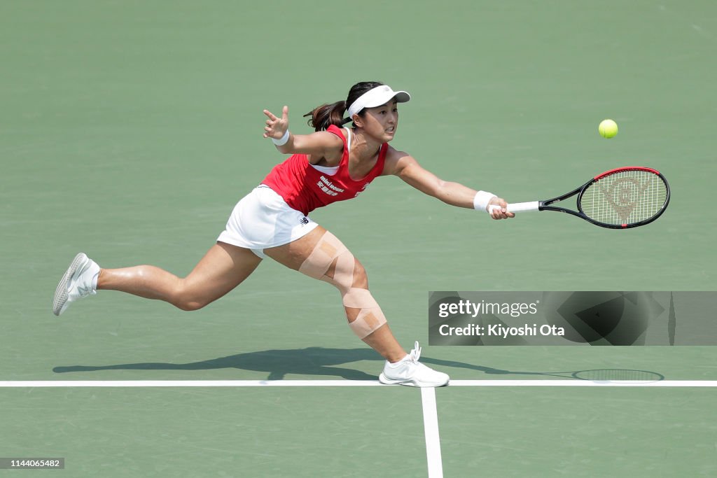 Japan v Netherlands - Fed Cup World Group II Play-Off - Day 2