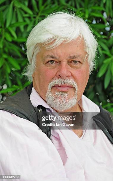 Environmental activist Paul Watson attend the Sea Shepherd lunch sponsored by producers Mohammed Al Turki and Hamza Talhouni honoring Michelle...