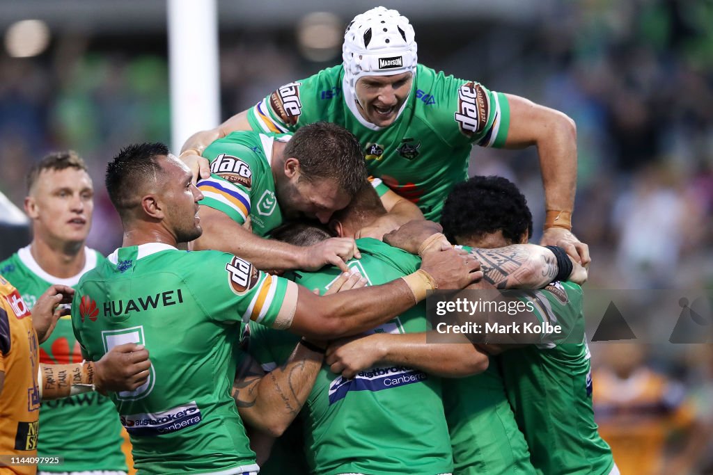 NRL Rd 6 - Raiders v Broncos