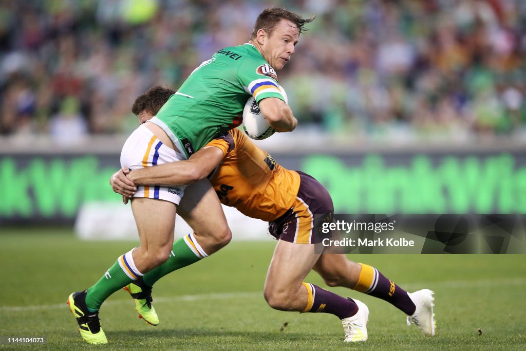 NRL Rd 6 - Raiders v Broncos