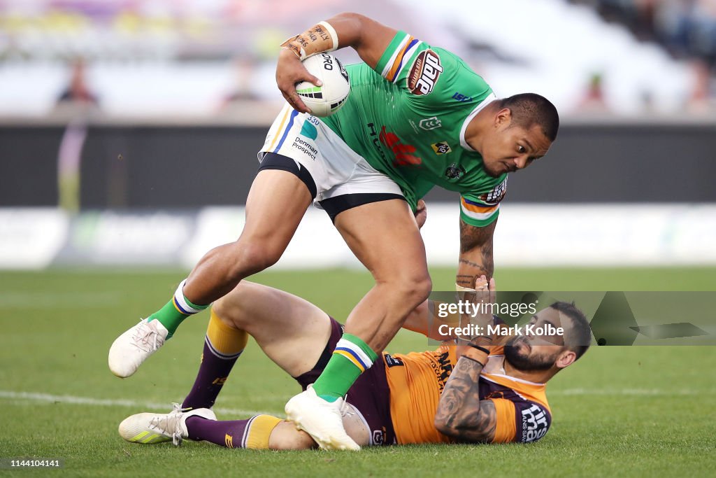 NRL Rd 6 - Raiders v Broncos