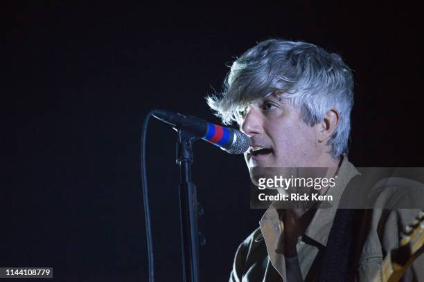 Musician/vocalist Keith Murray of We Are Scientists performs in concert during the 'Wildness Tour' at ACL Live on April 20, 2019 in Austin, Texas.