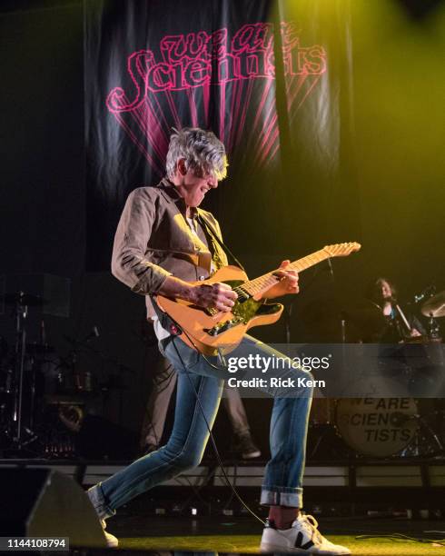 Musician/vocalist Keith Murray of We Are Scientists performs in concert during the 'Wildness Tour' at ACL Live on April 20, 2019 in Austin, Texas.