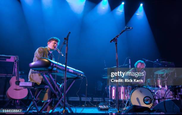 Singer Ryan McMullan performs in concert during the 'Wildness Tour' at ACL Live on April 20, 2019 in Austin, Texas.