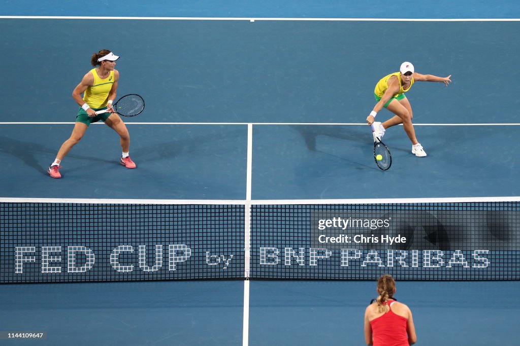 Fed Cup World Group Semi Final - Australia v Belarus