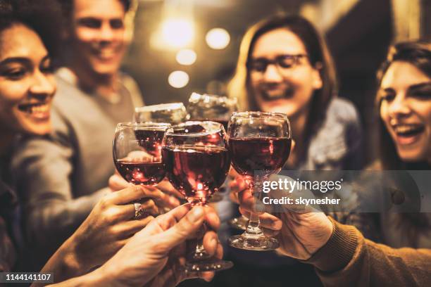 cheers to us! - corporate party stock pictures, royalty-free photos & images