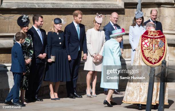 Sophie, Countess of Wessex, Peter Phillips, Autumn Phillips, Prince Harry, Duke of Sussex, Zara Tindall, Mike Tindall, Catherine, Duchess of...