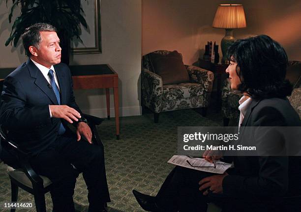 In an exclusive interview, taped Wednesday, May 18, Christiane Amanpour talks to Jordan's King Abdullah about Syrian sanctions imposed by the U.S....