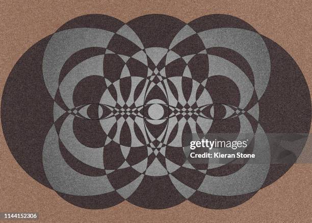 geometric background design - new age concept photos et images de collection