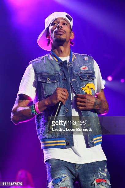 Layzie Bone of Bone Thugs-N-Harmony performs during 93.5 KDAY Presents 2019 Krush Groove Concert at The Forum on April 20, 2019 in Inglewood,...