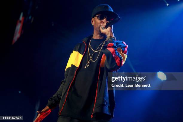 Krayzie Bone of Bone Thugs-N-Harmony performs during 93.5 KDAY Presents 2019 Krush Groove Concert at The Forum on April 20, 2019 in Inglewood,...