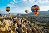 great tourist attraction of Cappadocia hot air balloon flight