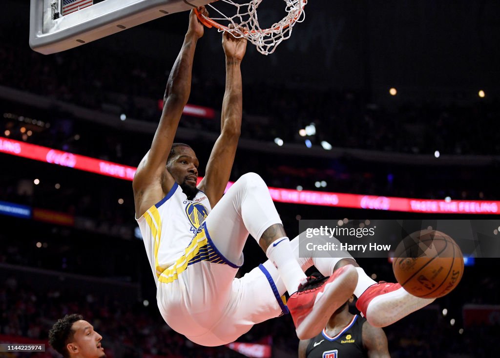 Golden State Warriors v Los Angeles Clippers - Game Four