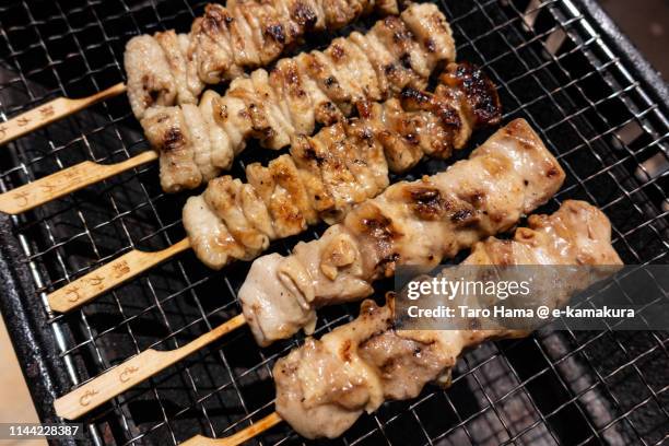 home barbecue in japan - satay stock pictures, royalty-free photos & images