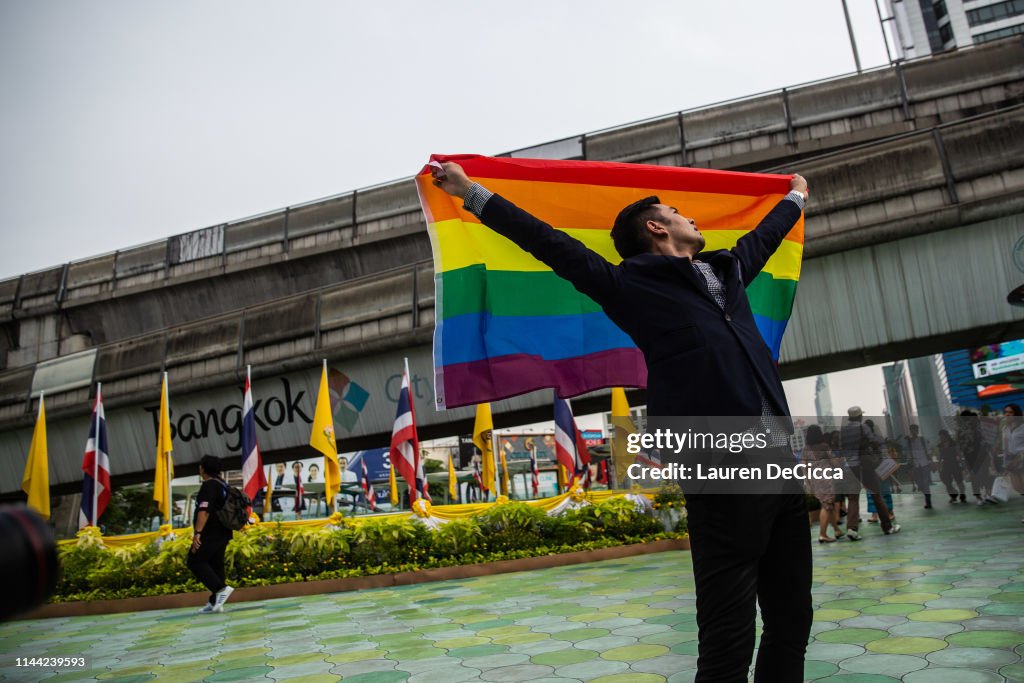 Thai People Rally Against Homophobia, Transphobia and Biphobia In Bangkok