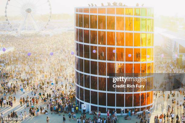 Spectra is seen during the 2019 Coachella Valley Music And Arts Festival on April 21, 2019 in Indio, California.