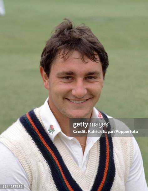 Ian Austin of Lancashire before the Benson and Hedges Cup Semi Final between Lancashire and Somerset at Old Trafford, Manchester, 13th June 1990.