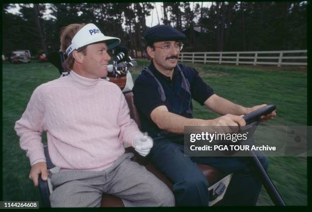 Jeff Sluman, Bobby Rahal 1993 AT&T Pebble Beach National Pro-Am Photo by Jeff McBride/PGA TOUR Archive