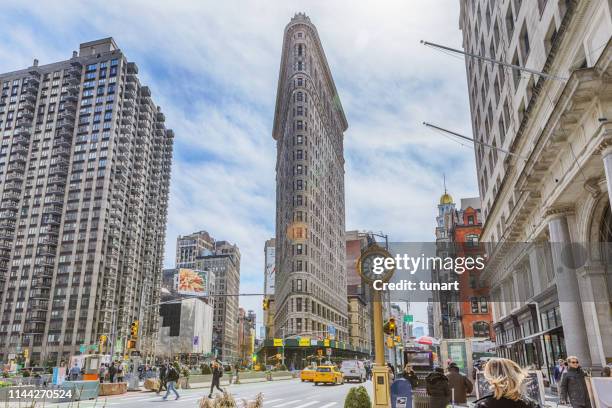 flatiron building, manhattan, new york, usa - flatiron district stock pictures, royalty-free photos & images