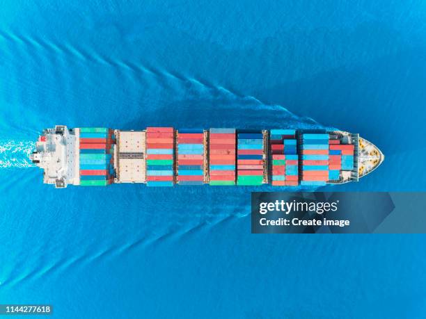 Container Upper View Container Ship Top View Photos and Premium High Res Pictures - Getty Images