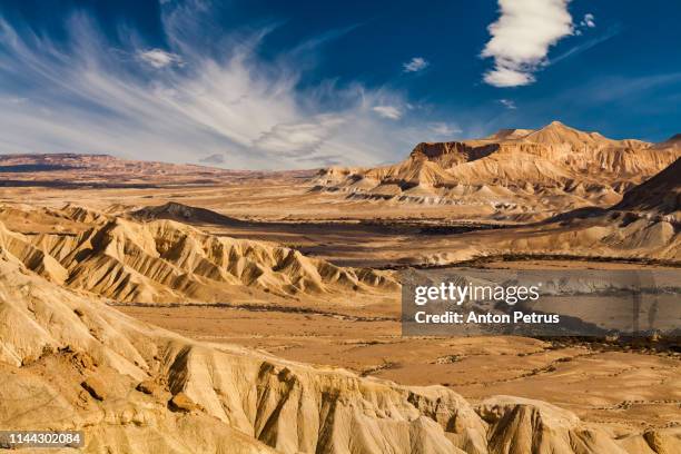 sunset in the negev desert. israel - israel nature stock pictures, royalty-free photos & images